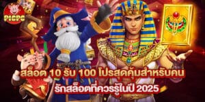 สล็อต 10 รับ 100 โปรสุดคุ้มสำหรับคนรักสล็อตที่ควรรู้ในปี 2025