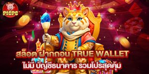สล็อต ฝากถอน true wallet ไม่มี บัญชีธนาคาร รวมโปรสุดคุ้ม